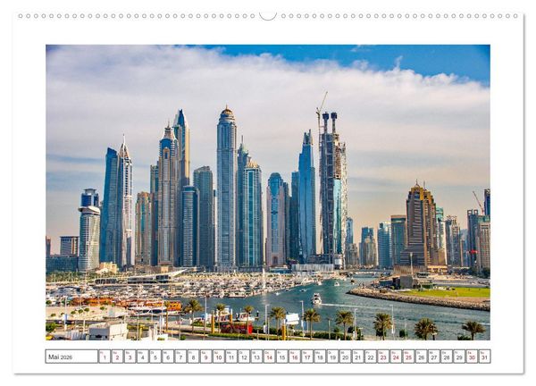 Produktbild: Dubai - Faszinierende Metropole (hochwertiger Premium Wandkalender 2026 DIN A2 quer), Kunstdruck in Hochglanz
