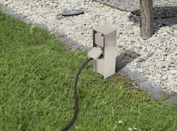 Produktbild: Sygonix SY-4979748 Gartensteckdose Edelstahl