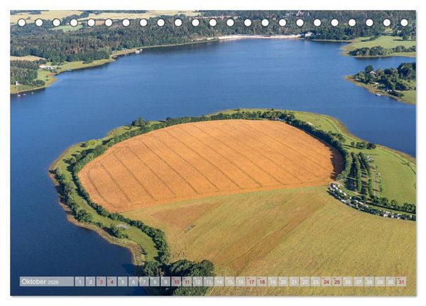 Produktbild: Vogtland - Farben einer Landschaft (Tischkalender 2026 DIN A5 quer), CALVENDO Monatskalender
