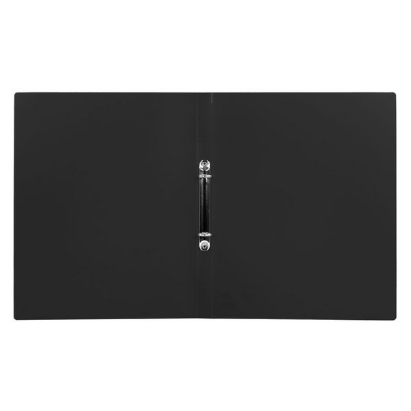 Produktbild: Idena Ringbuch aus Kunststoff 2 Ringe schwarz DIN A4 R&uuml;ckenbreite 2cm