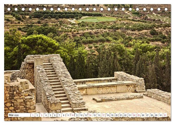 Produktbild: Kreta - Sonnenparadies und Wiege Europas (Tischkalender 2026 DIN A5 quer), CALVENDO Monatskalender
