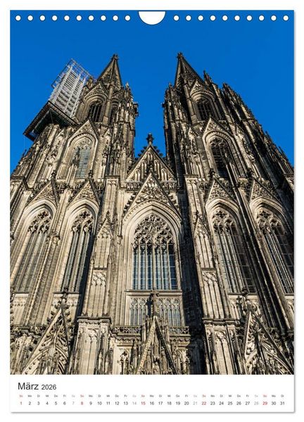 Produktbild: K&ouml;lner Dom - Blickwinkel auf ein Wahrzeichen (Wandkalender 2026 DIN A4 hoch), CALVENDO Monatskalender