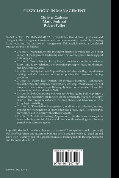 Produktbild: Fuzzy Logic in Management