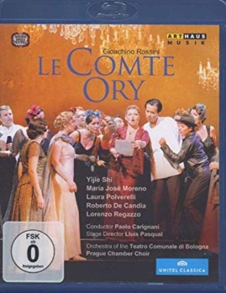 Rossini - Le Comte Ory - Carignani,Shi,Regazzo,Moreno, Blu-ray