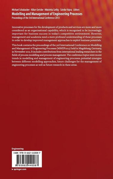 Produktbild: Modelling and Management of Engineering Processes