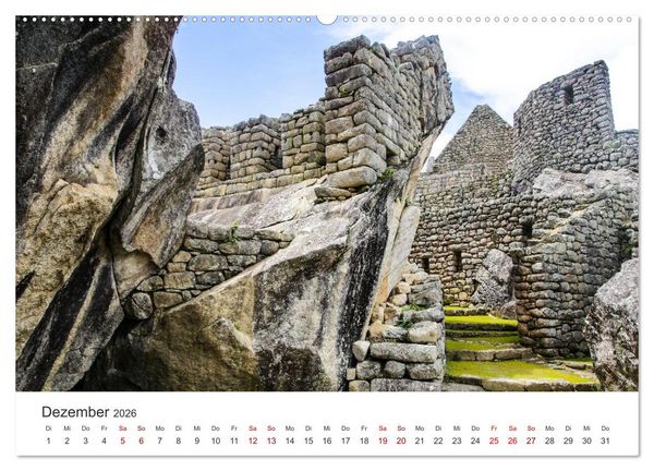 Produktbild: Macchu Picchu (Wandkalender 2026 DIN A2 quer), CALVENDO Monatskalender