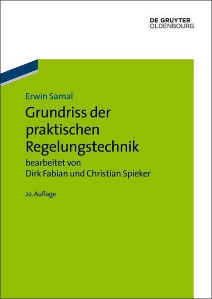 Produktbild: Grundriss der praktischen Regelungstechnik