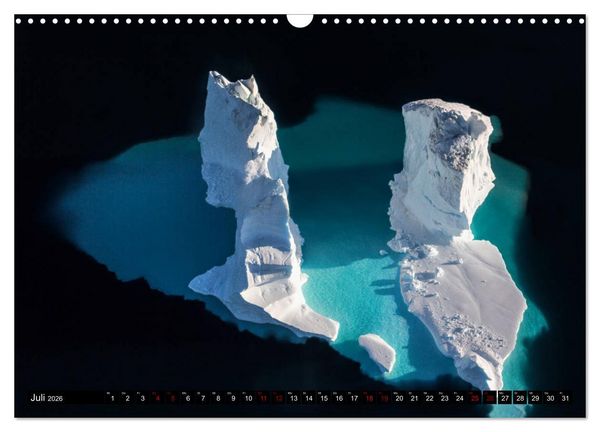 Produktbild: GR&Ouml;NLAND Eisfjord und Diskobucht (Wandkalender 2026 DIN A3 quer), CALVENDO Monatskalender