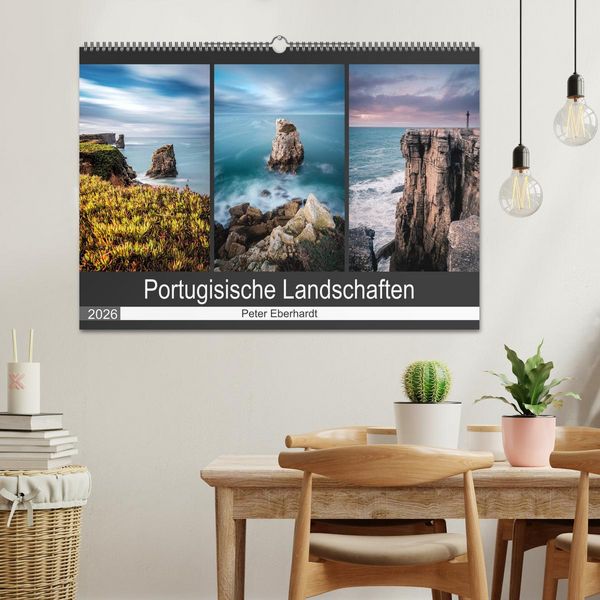 Produktbild: Portugisische Landschaften (Wandkalender 2026 DIN A2 quer), CALVENDO Monatskalender