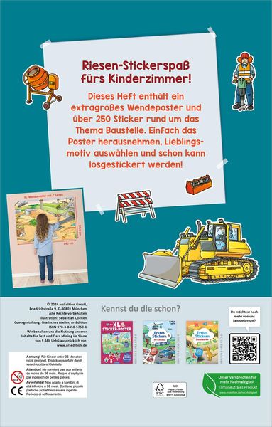 Produktbild: Mein XL Sticker-Poster Baustelle