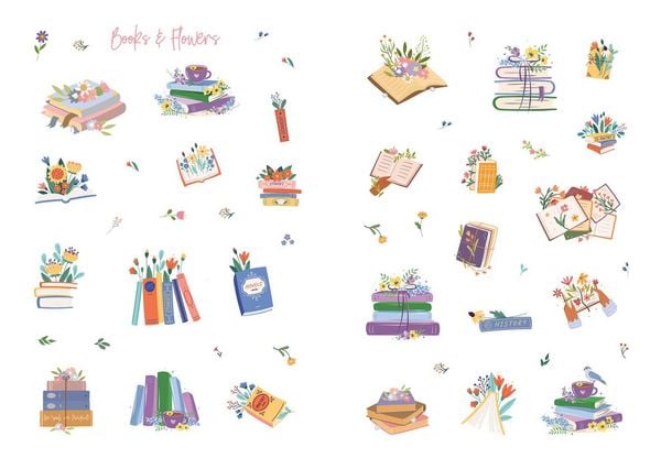 Produktbild: I love books &ndash; Mein Stickerbuch: F&uuml;r alle #booklover