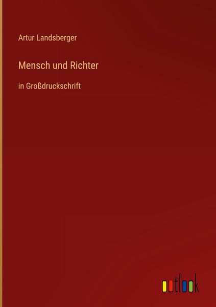 Produktbild: Mensch und Richter
