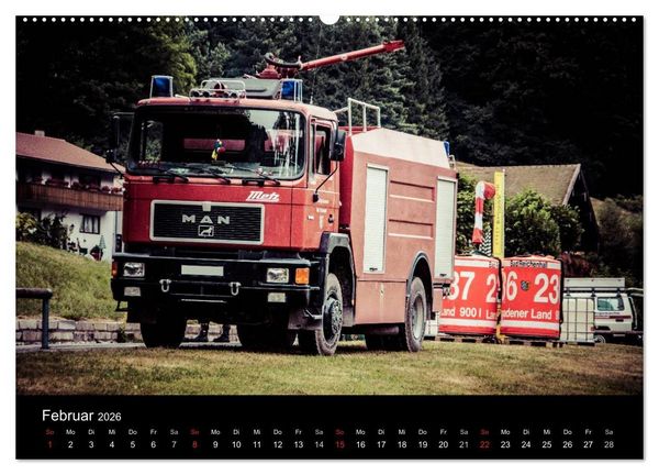 Produktbild: Einsatzfahrzeuge - Bayern (Wandkalender 2026 DIN A2 quer), CALVENDO Monatskalender
