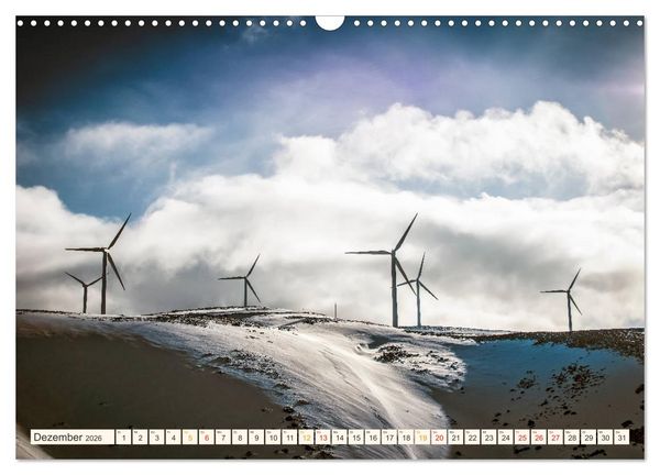 Produktbild: Windrad - Fluch und Segen (Wandkalender 2026 DIN A3 quer), CALVENDO Monatskalender