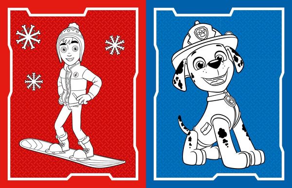 Produktbild: PAW Patrol 3-in-1 Malbuch I Ab 4 Jahren