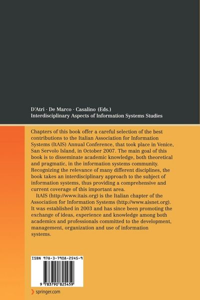 Produktbild: Interdisciplinary Aspects of Information Systems Studies