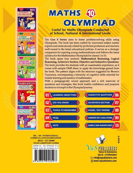 Produktbild: International Maths Olympiad - Class 10 (With OMR Sheets)