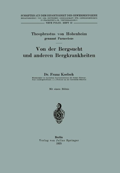 Produktbild: Von der Bergsucht und anderen Bergkrankheiten