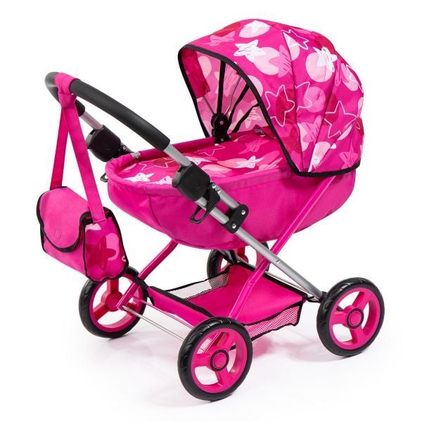 Puppenwagen Cosy Set pink Sterne