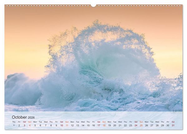 Produktbild: Melody of the waves (High Quality Premium Wall Calendar 2026 DIN A2 landscape),CALVENDO 12 Month Wall Calendar