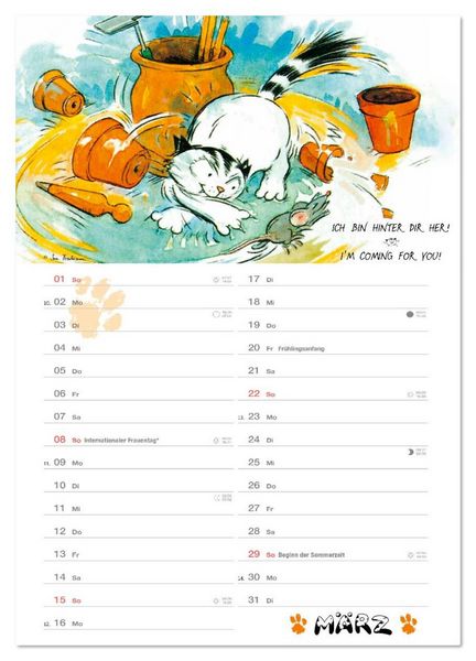 Produktbild: Kater Jacob: kleine Katzenweisheiten (Wandkalender 2026 DIN A4 hoch), CALVENDO Monatskalender
