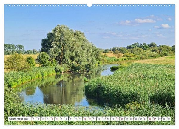 Produktbild: Boizenburg an der Elbe - Fliesenstadt im Dreil&auml;ndereck (hochwertiger Premium Wandkalender 2026 DIN A2 quer), Kunstdruck in Hochglanz
