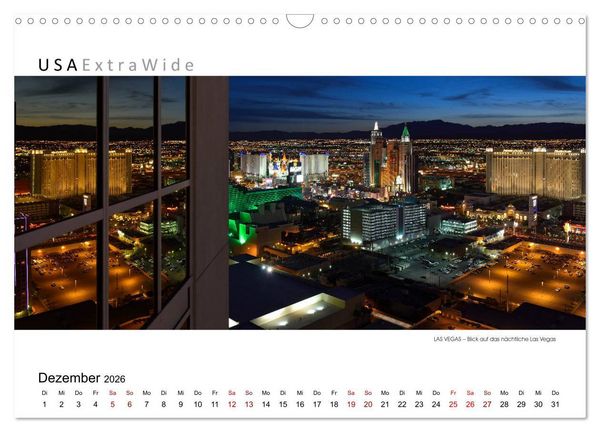 Produktbild: Impressionen aus LAS VEGAS (Wandkalender 2026 DIN A3 quer), CALVENDO Monatskalender