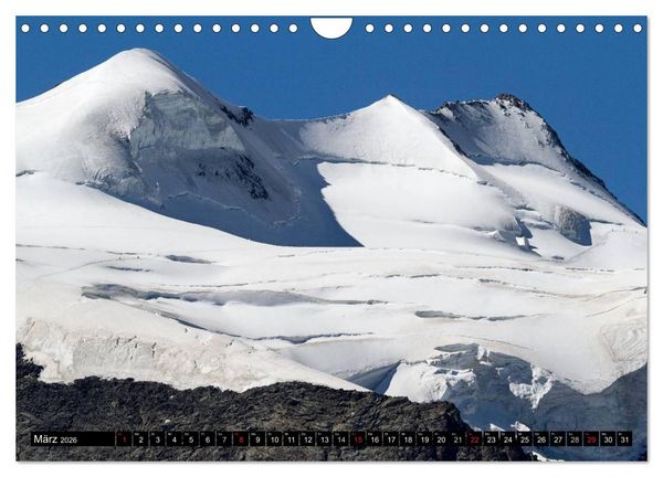 Produktbild: Fantastische Schweizer Bergwelt - Gipfel und Gletscher (Wandkalender 2026 DIN A4 quer), CALVENDO Monatskalender