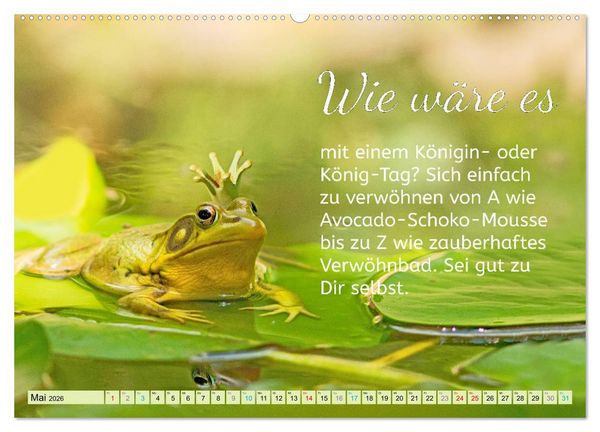 Produktbild: Der Spruchkalender - Inspirationen (hochwertiger Premium Wandkalender 2026 DIN A2 quer), Kunstdruck in Hochglanz