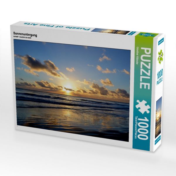 Sonnenuntergang-Nordsee, 1000 Teile