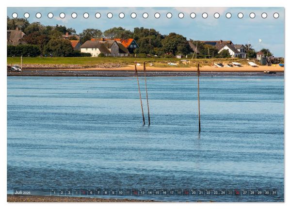 Produktbild: Amrum Insel am Wattenmeer (Tischkalender 2026 DIN A5 quer), CALVENDO Monatskalender