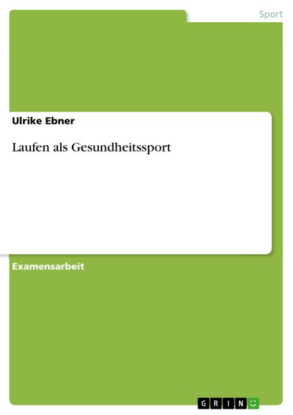 Produktbild: Laufen als Gesundheitssport