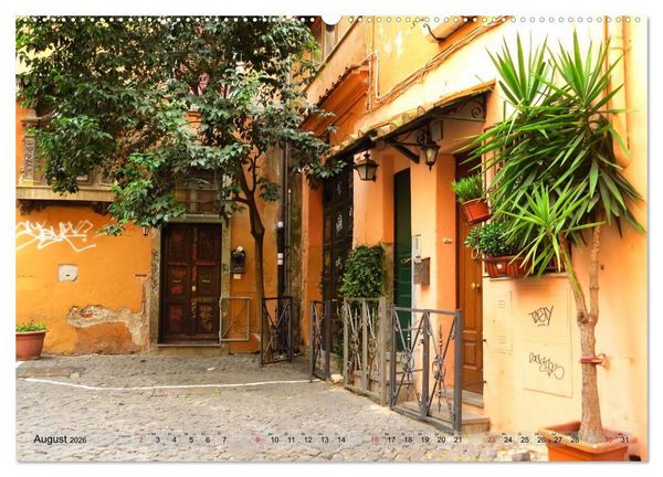 Produktbild: Rom - der gem&uuml;tliche Stadtteil Trastevere (Wandkalender 2026 DIN A2 quer), CALVENDO Monatskalender