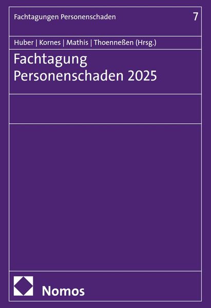 Produktbild: Fachtagung Personenschaden 2025