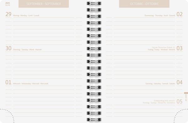 Produktbild: BRUNNEN Schülerkalender (2025/2026) "Bubble Planner", 2 Seiten = 1 Woche, A6, 208 Seiten, PP-Umschlag, mehrfarbig