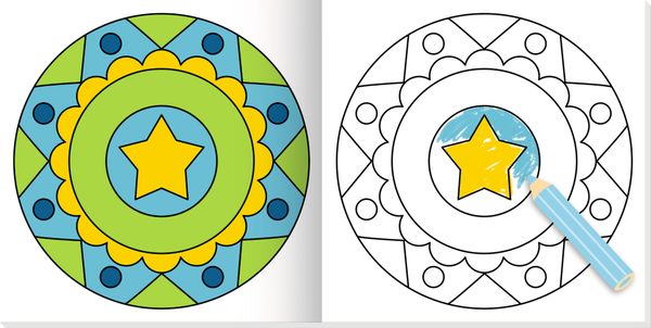 Produktbild: Mein kunterbuntes Mandala-Malbuch