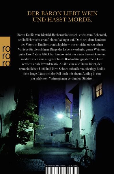 Produktbild: Tod oder Reben / Baron Emilio von Ritzfeld-Hechenstein Bd. 1