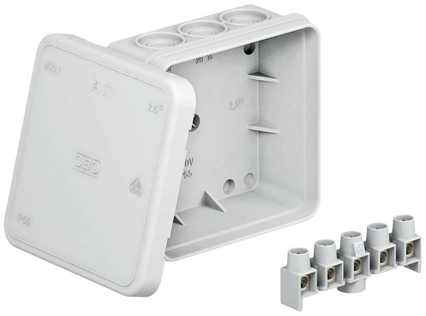 OBO Bettermann 2000326 Abzweigkasten (L x B x H) 40 x 85 x 85 mm Grau IP54 1 St.