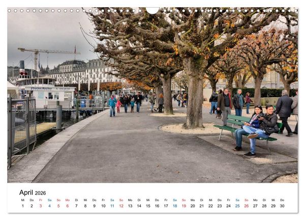 Produktbild: Unterwegs in Luzern (Wandkalender 2026 DIN A3 quer), CALVENDO Monatskalender
