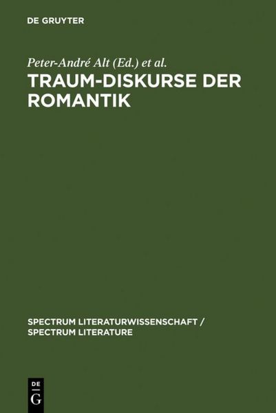 Produktbild: Traum-Diskurse der Romantik