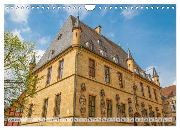 Produktbild: Historisches Osnabr&uuml;ck - Niedersachsen (Wandkalender 2026 DIN A4 quer), CALVENDO Monatskalender