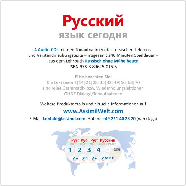 Produktbild: ASSiMiL Russisch ohne M&uuml;he heute - Audio-CDs