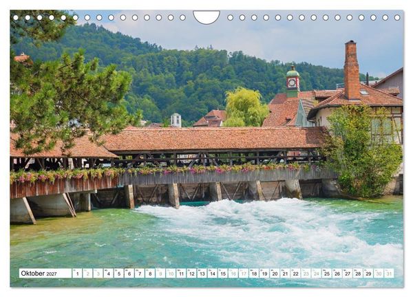 Produktbild: Faszination Berner Oberland - Thuner- und Brienzersee (Wandkalender 2027 DIN A4 quer), CALVENDO Monatskalender