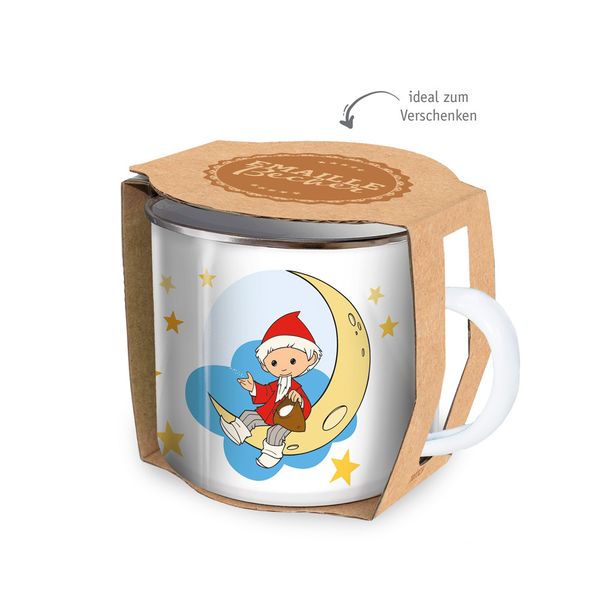 Produktbild: Tr&ouml;tsch Unser Sandm&auml;nnchen Emaille Becher Tasse Sandmann