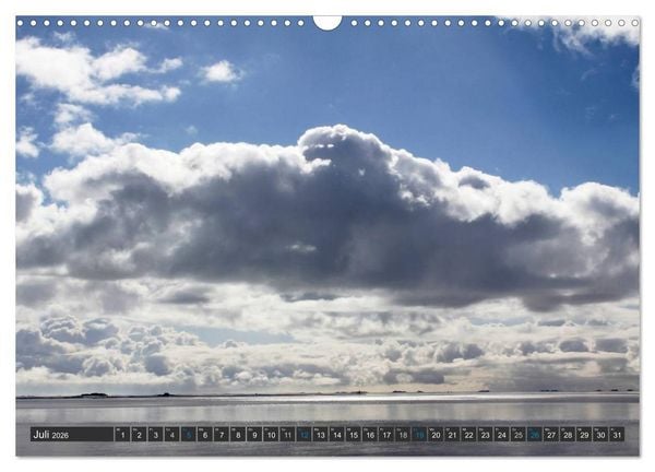Produktbild: F&ouml;hr und Amrum - Spazierg&auml;nge am Meer (Wandkalender 2026 DIN A3 quer), CALVENDO Monatskalender