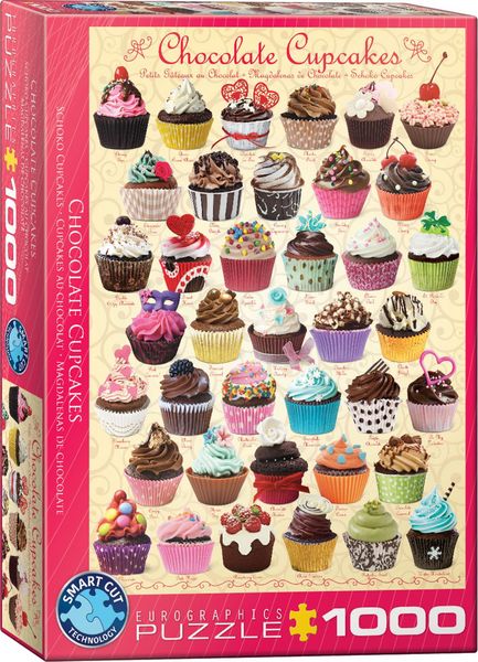 Puzzle 1000 Teile - Chocolate Cupcakes