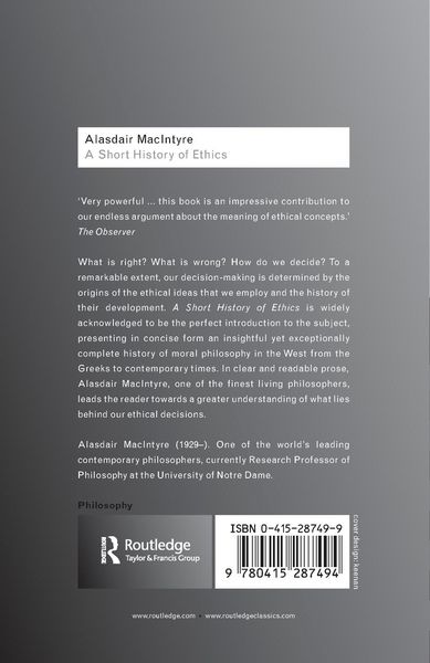 Produktbild: A Short History of Ethics