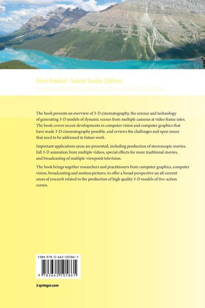 Produktbild: Image and Geometry Processing for 3-D Cinematography