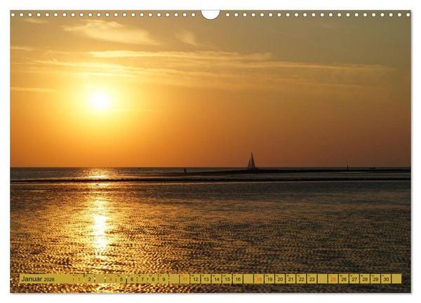 Produktbild: Norderney - von barfu&szlig; bis Lackschuh (Wandkalender 2026 DIN A3 quer), CALVENDO Monatskalender