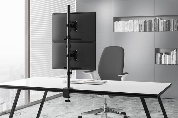 Produktbild: Neomounts Monitor-Tischhalterung FPMA-D550DVBLACK 2 Display(s) 25,4 cm (10") - 81,3 cm (32") Schwarz Schwenkbar, Rotierbar, Neigbar